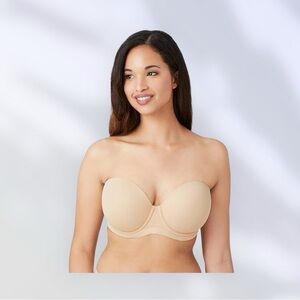 Wacoal Red Carpet Strapless Bra 38DD Sand- 854199 - NWT